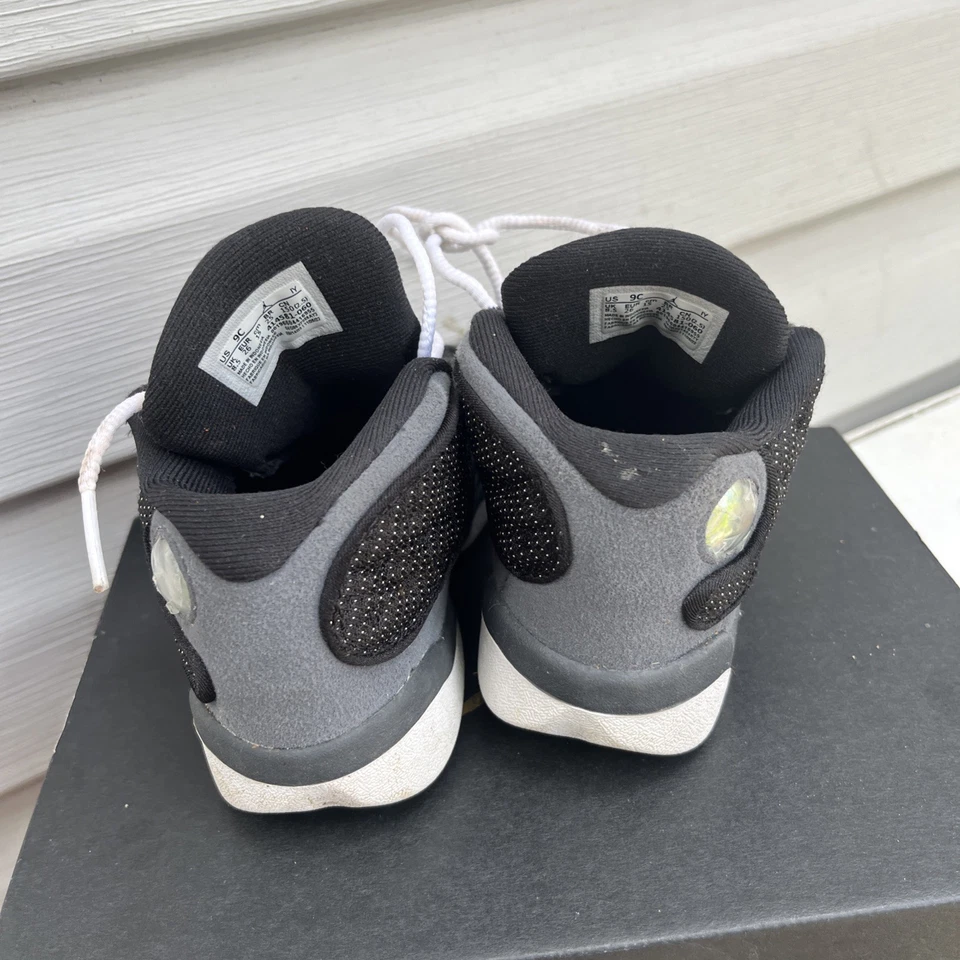 Nike Air Jordan 13 retrô vermelho sílex cinza 414581-600 TD criança tamanho 9C - Imagem 3 de 4