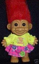 SISTER - I'M A BIG SISTER Russ Troll Doll 5" NEW IN BAG
