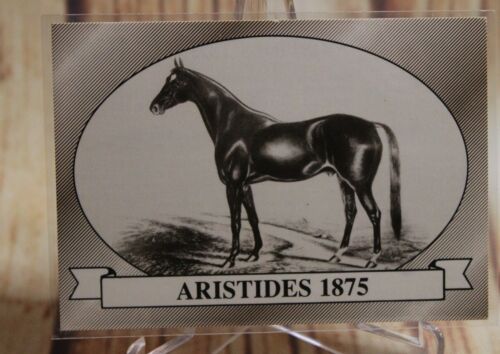Aristide  CHAMPION RACEHORSE Kentucky Derby 1875, 1 horse to win on Opening Day - Picture 1 of 2