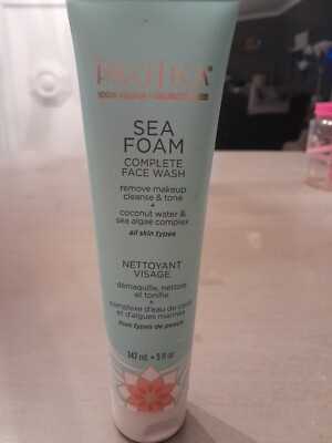 Pacifica Sea Foam 5 Fl Oz Deep Complete Face Wash  Cleanse And Tone Coconut Wate