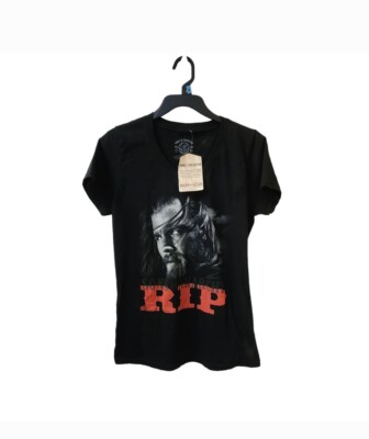 Chemise moto Sons Of Anarchy RIP Opie col V noir haut XL Sam Crow