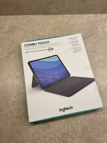Logitech Combo Touch Keyboard Case for 12.9" Apple iPad Pro 5th Gen. - Oxford...