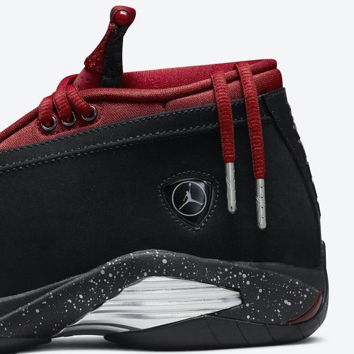 Air Jordan 14 Retro Low "Red Lipstick" schwarz-rot Damengröße 5 UK DH4121-006 - Bild 5 von 9