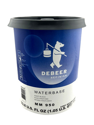 DEBEER Refinish MM 950 /Deep Black 1L - FREE SHIPPING