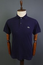 Lacoste Blue Short Sleeve Crocodile Logo Polo Shirt Size 3