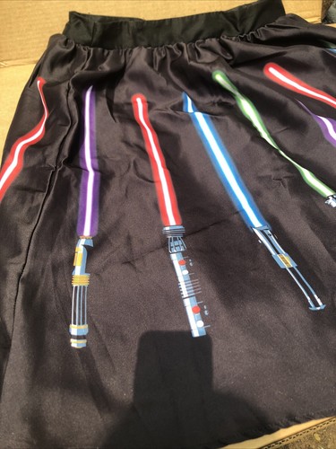 Her Universe Star Wars Lightsaber Skirt Size Large Disney Lined Preowned - Picture 2 of 8
