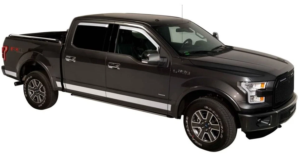 Element 铬窗遮阳板 - 2021 - 2024 雪佛兰 Tahoe 2021 - 2024 4 件。 套装 — 第 2/2 张图片