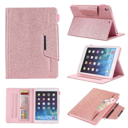 For iPad Mini/Air/Pro 9.7'' 11 12.9 13'' 2024 Magnetic Flip Wallet Leather Case - Picture 10 of 109