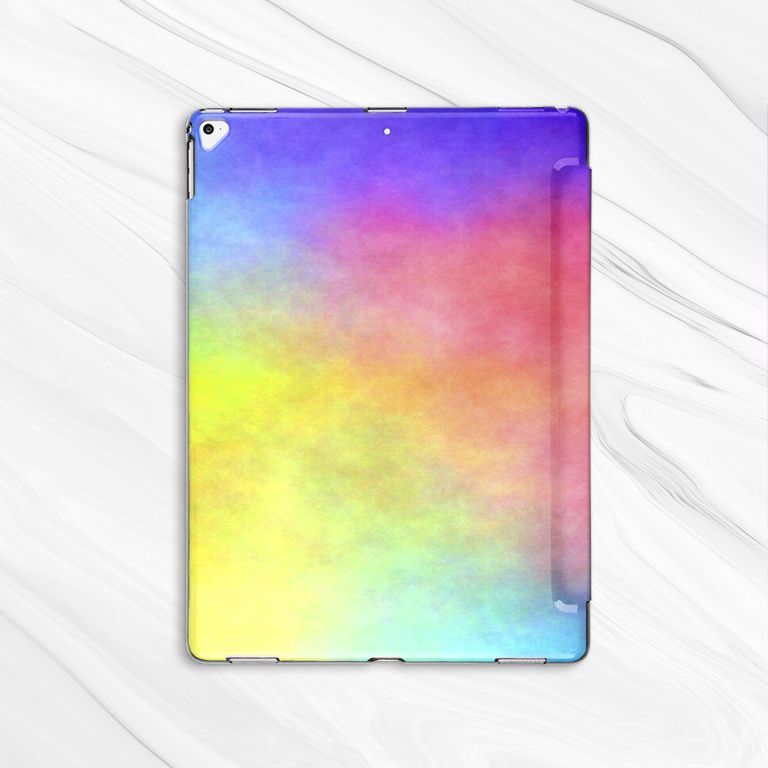 Rainbow Abstract Watercolor Case For iPad 10.2 Mini 7 Air 11 13