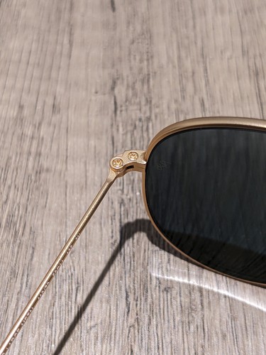 Ray Ban Aviator Matte Arista Brown Mirror Pink Sunglasses RB3025 112/Z2 58-14 - Picture 10 of 13
