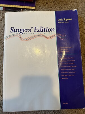 Light' Singer Book Singer's Edition (Light Lyric Soprano) : Operatic Arias - Light Lyric ...
