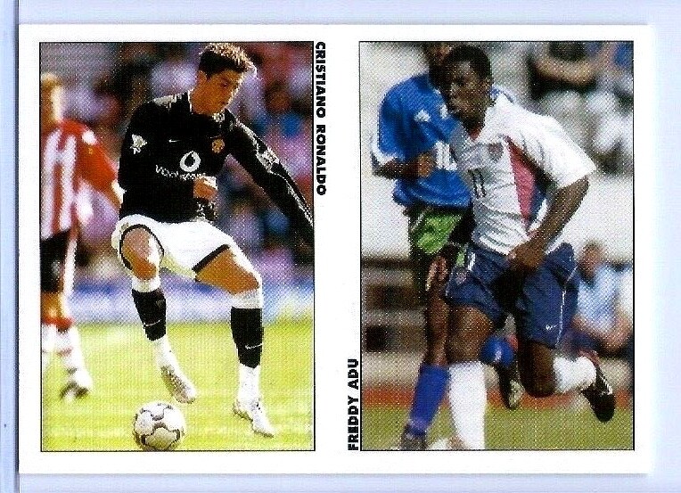 "MINT" CRISTIANO RONALDO 2003 PAX UK MANCHESTER UNITED ROOKIE CARD! W/H ADU