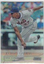 2015 Jeurys Familia Stadium Club FOIL PARALLEL /25 - 189 New York NY Mets