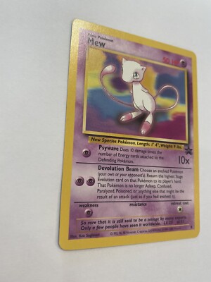 mew pokemon card 1995 2000 Pokémon Black Star Promo Mew PSA 9 – Kollector's Nest