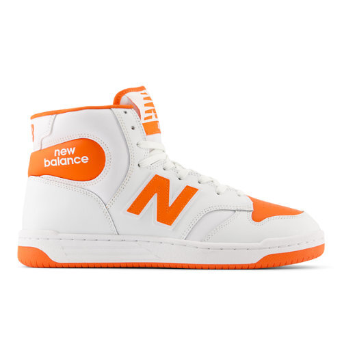 New Balance Mens 480 White/Orange Size 10.5 D