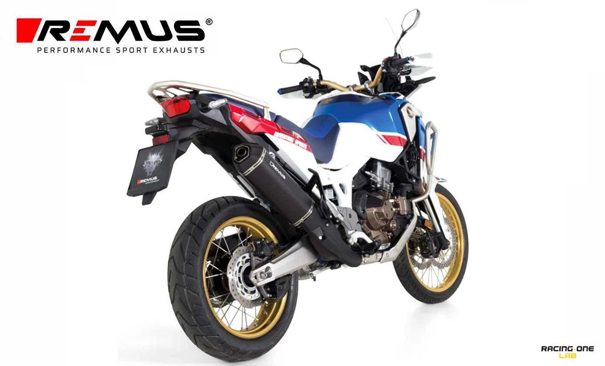 TERMINALE DI SCARICO REMUS OKAMI NERO HONDA AFRICA TWIN 1000