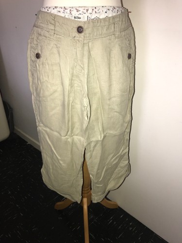 Womens Fat Face size 8 Beige 100% Linen 