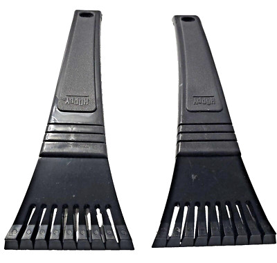LOT OF 2 Gray 10'' Hoppy Subzero Ice Scraper 16721 16713 Hopkins, USA - NEW