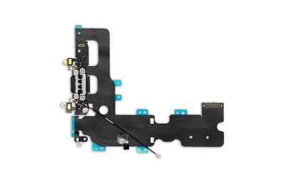 Connettore Ricarica Per Apple Iphone 7 Flat Flex Microfono Antenna Nero