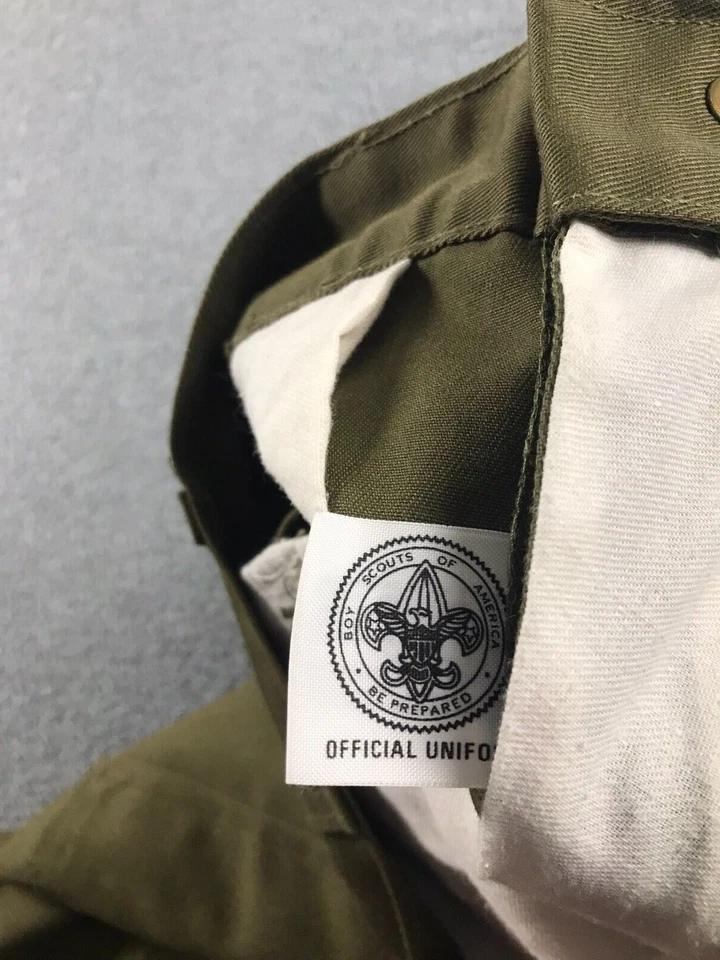 Boy Scouts of America Cargo Pants Youth 24x29 Olive Green Official Uniform - Image 4 of 4