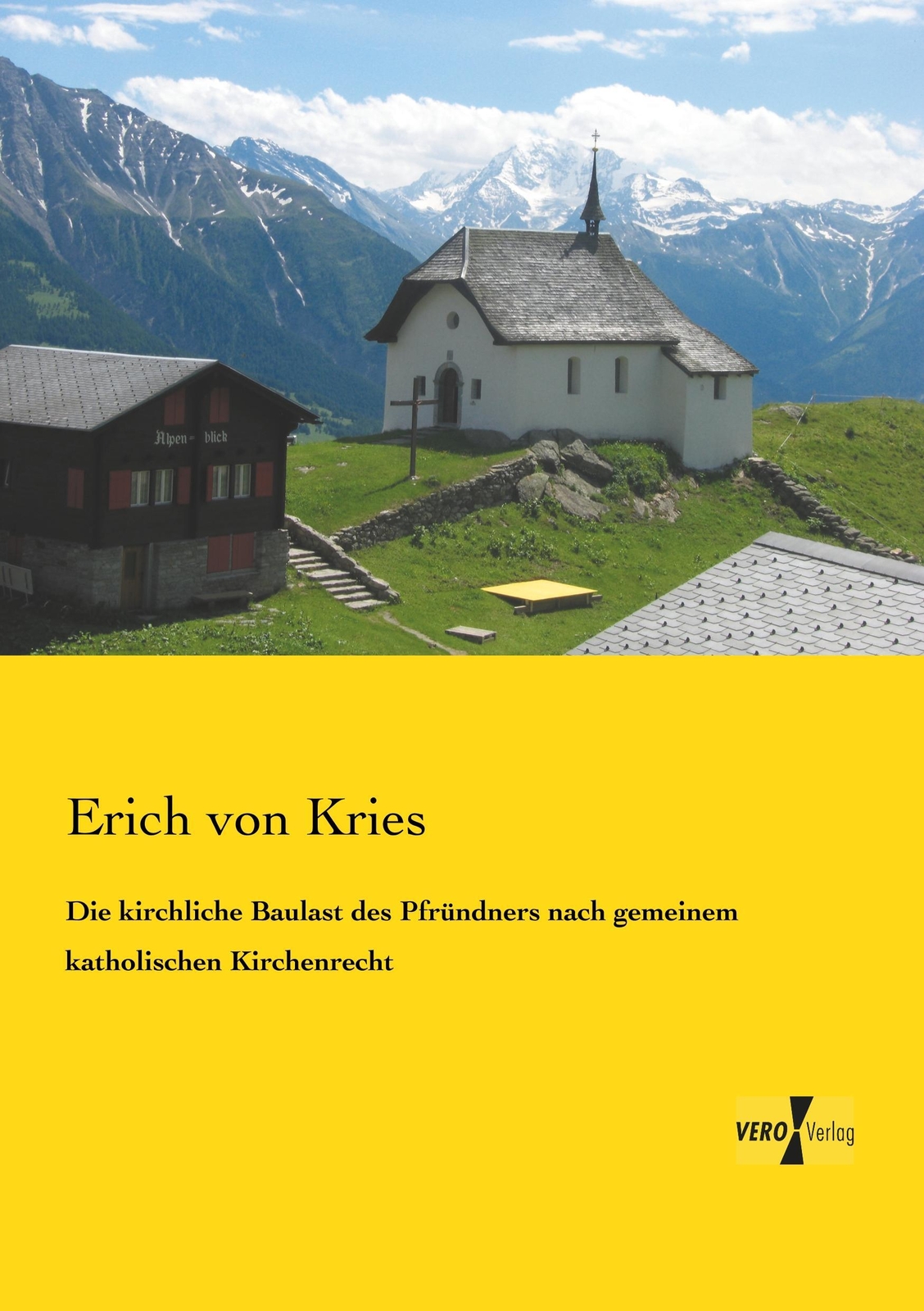 Erich Von Kries | Die Kirchliche Baulast Des Pfründners Nach