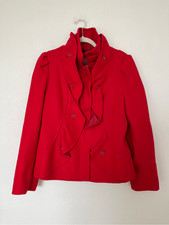 Chadwicks Wool Blend Ruffle Jacket New