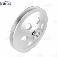 Billet 1 Groove Power Steering Pump Pulley Key Way For Sbc Bbc Chevy 350 400 Swp Billet 1 Groove Power Steering Pump Pulley Key Way For Sbc Bbc Chevy 350 400 Swp