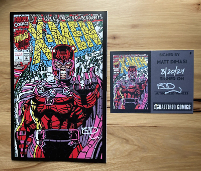 UNCANNY X-MEN #1 SHATTERED VARIANT Signed COA Jim Lee tribute | eBay