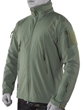 Outdoor Thin Tactical Nylon Waterproof Hooded Soft Shell Spring Autumn Jacket