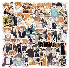 Haikyuu!! Volleyball Anime 50 Stickers Decal Lot 1-3" Cartoon Sports Toy
