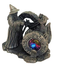 MYTH And MAGIC by The Tudor Mint 🧙 3199 - THE MYSTIC STONE 🔮 Pewter Figure