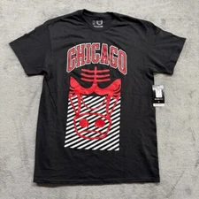 Chicago Bulls T Shirt Black Graphic Medium UNK NBA Basketball T-Shirt Sports