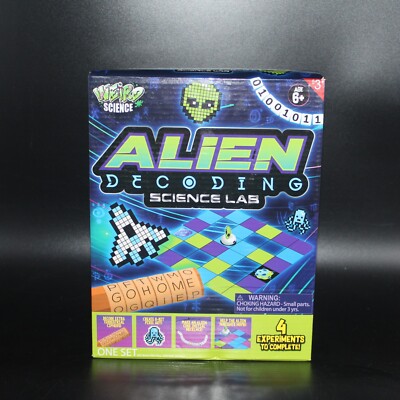 Weird Science Alien Decoding Science Lab, 4 Experiments To Complete!