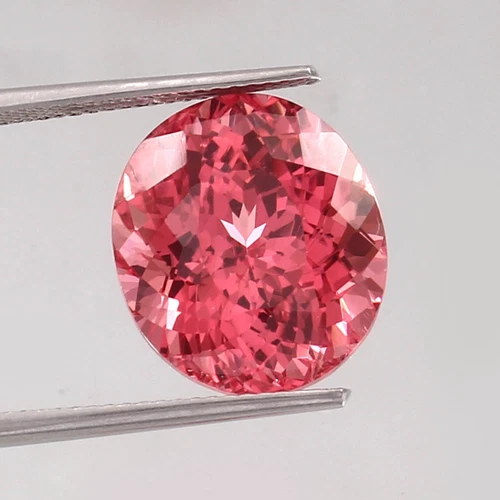 AAA+ Grade Natural Ceylon Padparadscha Sapphire Oval Cut Loose Gemstone 15x13 mm