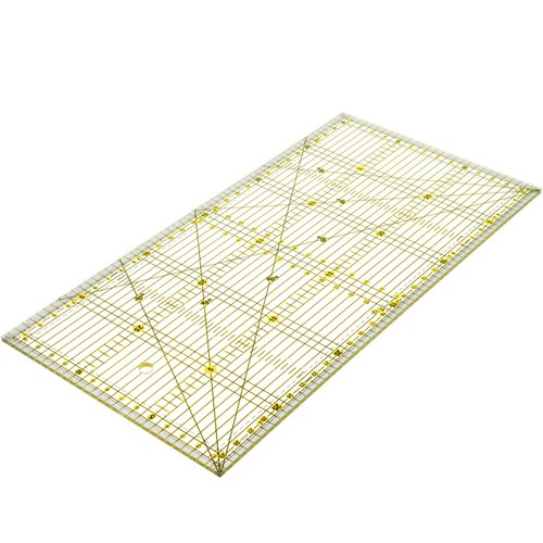 Fabric Cutting Ruler Slotted Quilting Acrylic Quilters Tailor eBay