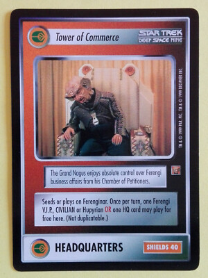 Star Trek CCG (Rules of Aquisition) Facility: Tower of Commerce (rare)