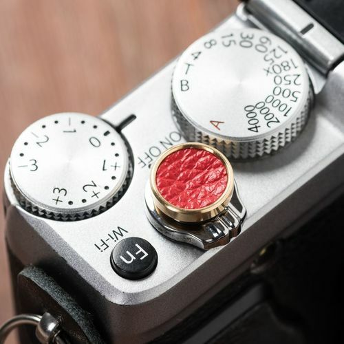 Cooper Leather Shutter Release Button F Fujifim XE4 XE3 XPRO3 X100F X100V Camera - Afbeelding 10 van 14