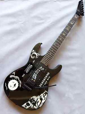 BLACK Kirk Hammett Electric Guitar KH-2 OUIJA Limited Edition One