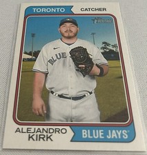 2023 Topps Heritage Baseball Alejandro Kirk Toronto Blue Jays base card #47