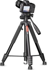 KingJoy 74" Tripod for Camera Phone w/ Travel Bag, Wireless Remote, Phone holder
