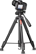 KingJoy 74" Tripod for Camera Phone w/ Travel Bag, Wireless Remote, Phone holder