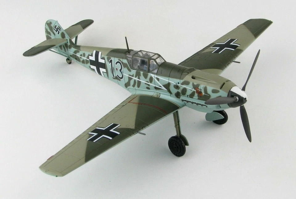 Hobby Master 1:48 Messerschmitt Bf 109E Luftwaffe I./JG 77 Negro 13 1940 HA8713 Foto 4 de 4