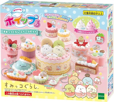 EPOCH Whipple Sumikko Gurashi Sweets Set W-130 Sweets deco looks like real cakes