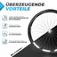 Indexbild 2 - Reflektoren Aufkleber 42 TLG. Set passend für eine Fahrrad Felge in schwarz