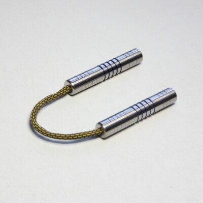 #ad Titanium Detachable Fingertip Pressure Reducing Mini Toy EDC Self Defense Tool $42.80
