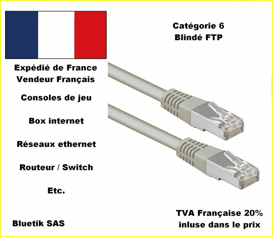 Value Line Cable Reseau RJ45 - F/UTP - 30m, Gris (VLCT85210E300)