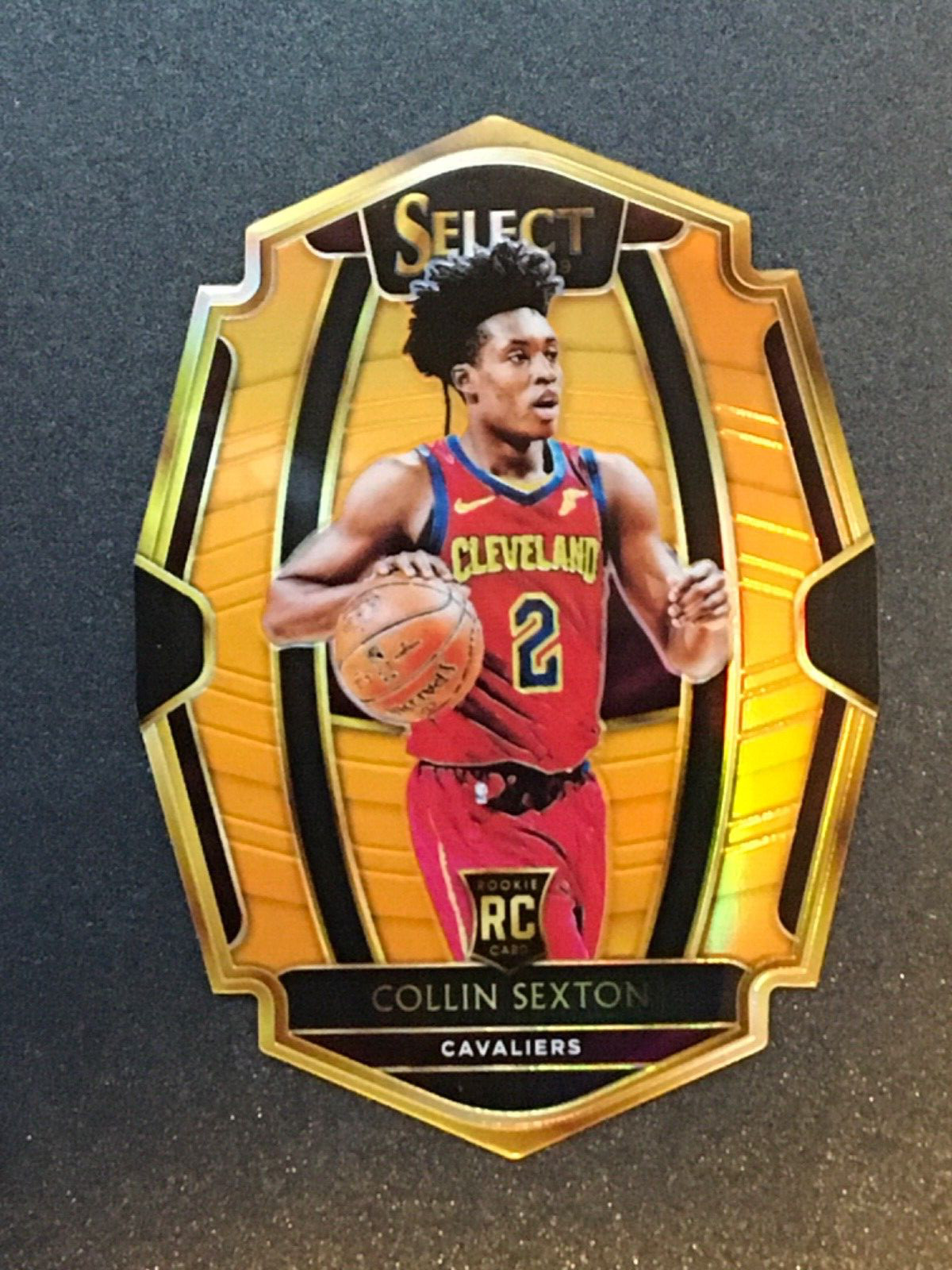 2018-19 Panini Select Collin Sexton RC Premier Die Cut Orange -SSP#/65 -
