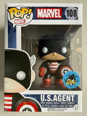 Funko Pop Marvel U.S. AGENT Captain America #108 Hot Topic
