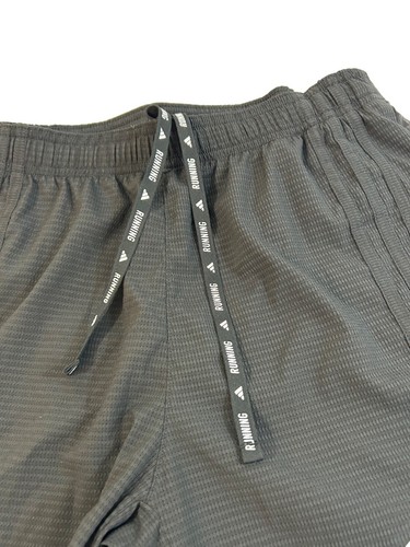 Adidas Herren Laufshorts S schwarz Slim Fit Logo Reißverschluss Gesäßtasche Beutel Slip - Bild 4 von 12