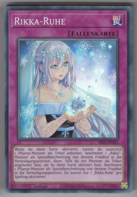 Yu-GI-OH Rikka Ruhe Super Rare SESL-DE025 NEU!